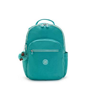 Kipling Seoul Large 15" Backpack Laptoptassen Mintgroen | België 1562CT